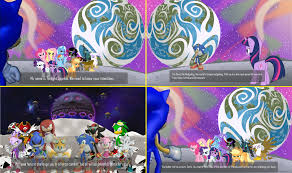 Fan casting sonic the hedgehog vs my little pony universe. Sth Vs Mlp Worlds Collide Scene Console Vers By Bvge On Deviantart
