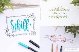 I will show you how to learn lettering step by step with many hand lettering allows you to use any pen. Handlettering Rahmen Gestalten 6 Umwerfende Ideen Zum Nachmachen