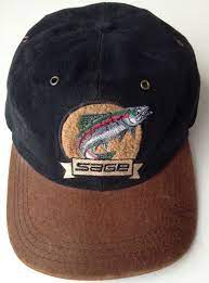 Sage Fly Fishing Baseball Hat Black Trout Fish Suede Brim Strapback Unisex Cap Sage Baseballcap Baseball Hats Men S Baseball Cap Hats
