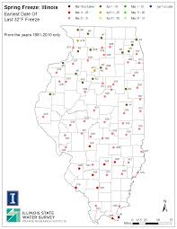 Illinois Frost Dates And Growing Season Illinois State