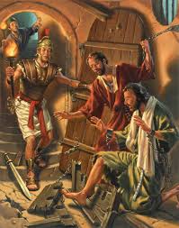 Image result for earthquake frees paul from prison in the bible