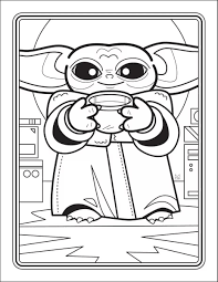 You can now print this beautiful baby yoda christmas coloring page or color online for free. Baby Yoda Coloring Pages Free Printable Wonder Day Coloring Pages For Children And Adults