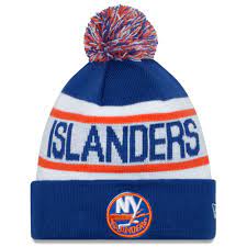 Youth New York Islanders New Era Royal Biggest Fan Redux Knit Hat With Pom Knitted Hats New York Islanders Hats