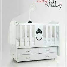 kral siyah varak 4 cekmeceli besik nutty baby besik