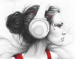 #drawing art blog #art drawings #art illustration #art in progress #artwork #draw #drawing #drawing art dlkimagery. I Love Music Drawing By Olga Shvartsur