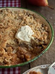 One of these episodes inspired me to make one of his dishes straight away! Oat Nut Apple Crumble With Cranberries Orange Drizzle And Dip