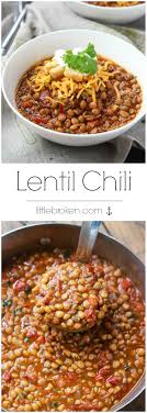 Quick And Easy Lentil Chili Top Rated Little Broken Recipe Vegetarian Recipes Healthy Vegetarian Recipes