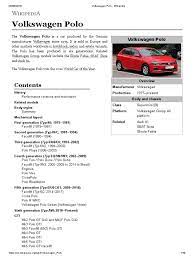 Check spelling or type a new query. Volkswagen Polo Wikipedia Car Manufacturers Of Germany Automotive Technologies