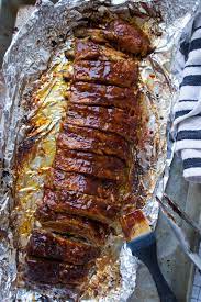Easy Oven Baby Back Ribs A Simple Recipe And Method For Baking Tender Bbq Glazed Pork Baby Back Ribs In The Oven O Baked Ribs Oven Baked Ribs Oven Pork Ribs
