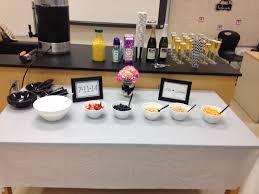 Create Your Own Yogurt Bar Work Bridal Shower Black And White Chanel Theme Yogurt Bar Healthy Shower Food Yogurt Bar Shower Food Homemade Gifts