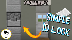 But by making an unauthorized copy of the key, without the landlord's consent, you probably have just created an event of default on your lease. Minecraft Pe Super Simple Id Lock Door Pe Xbox Windows10 Switch Youtube
