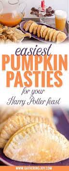 Easy Harry Potter Pumpkin Pasties Harry Potter Parties Food Harry Potter Pumpkin Harry Potter Food