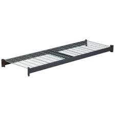 Husky Wire Shelf Add On Kit For Welded Garage Shelving Unit Erz7824w 1 The Home Depot Wire Shelving Wire Rack Shelving Steel Shelving Unit