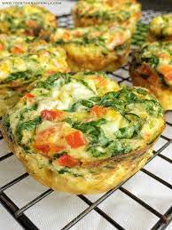 Egg Muffin Cups Are A Healthy Breakfast That Are Loaded With Eggs Red Pepper Cheese And Spin Egg Muffin Cups Breakfast Cups Healthy Breakfast Brunch Recipes