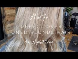 See why & find your perfect shade with these stunning hues. How To Correct Over Toned Hair And Bonus Highlight Tutorial Hair Tutorial Youtube Hair Tutorial Tone Hair Highlight Tutorial