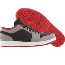 Air Jordan 1 Low Men Black Gym Red Cement Grey 553558 004 95 00 Sneakers Nike Sneakers Air Jordans