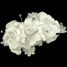 Check spelling or type a new query. Lucinda Wedding Hair Flower On Clip In White