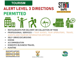 Guidance on how you can keep safe and what rules are in place to protect people during the move from alert level 2 to alert level 1. Tourism Services Permitted During Lockdown Alert Level 3 Cape Town Travel