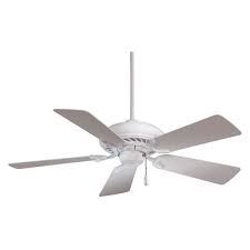 This large ceiling fan from minka aire has a contemporary look in brushed nickel finish with silver finish aluminum blades. Minka Aire F563 Wh Supra 44 In Indoor Ceiling Fan White Walmart Com Walmart Com