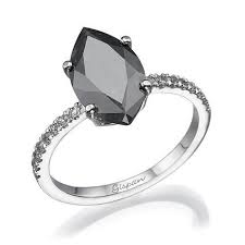 Black And White Diamond Engagement Rings Marquise Black Diamond Engagement Ring White Gold With White Diamonds Marq Black Diamond Ring Engagement White Gold Diamond Engagement Ring Black Diamond Ring