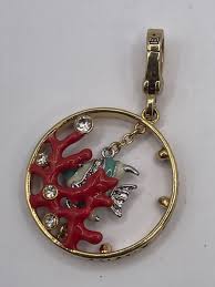 2004 Juicy Couture ANGEL FISH IN CORAL charm VHTF YJRU0216 For Bracelet  Damaged | eBay