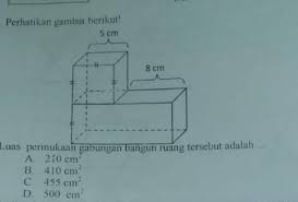 Contoh soal dan pembahasan bangun ruang sisi lengkung. Luas Permukaan Gabungan Balok Dan Kubus Cara Golden