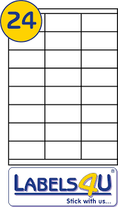 For example, if you have a sheet of 30 labels, select one of the 30 per page options that matches your label dimensions. Printable With Copier White Blank Multi Function Self Adhesive A4 Address Addressing Shipping Stickers 24 Per Page Sheet Laser Or Inkjet Printer Labels4u Tm Branded Product 70 Mm X 35 Mm 50 Sheets Printer