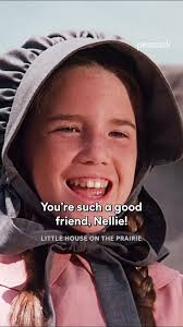 Nellie Oleson and Laura Ingalls