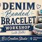Denim & Beads Bracelet