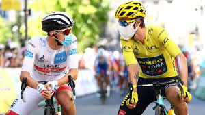 Tadej pogacar wins stage 13 of the vuelta a españa. Tour De France Freunde Roglic Und Pogacar Im Kampf Um Gelb Eurosport