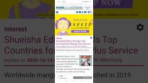 Shueisha Editor Reveals Top Countries For Manga Plus Service Youtube Manga plus by shueisha is under the direct control of shueisha, a japanese publisher that has manga title.