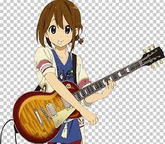 Yui Hirasawa Bass Guitar Electric Guitar K On Png Anime Cartoon Character Desktop Wallpaper E Character Design Inspiration Anime Fandom Character Design