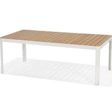 30 H X 82 L X 41 W Blend Of High Quality Eucalyptus Sawdust And Polyethylene Resin Stained Tea Teak Dining Table Patio Dining Table Dining Table Sale