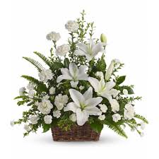 Check spelling or type a new query. Peaceful White Lilies Basket Tacoma Wa Florist William S Flowers