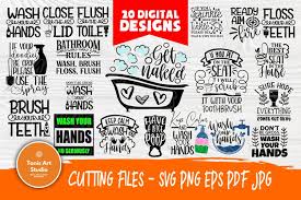 Download Bathroom Svg Bundle Bathroom Quotes Svg Cut Files 533309 Cut Files Design Bundles