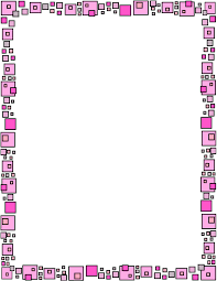 Boxes Frame Pink Page Frames Borders For Paper Pink Pages