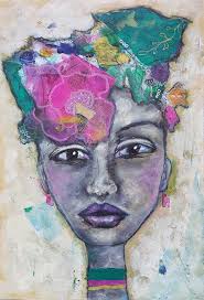 Your love is King and I am your Queen" ♠️♥️ #acrylicsoncanvas I used to  draw Sade as a teenager and after 30+ years (of not drawing at all) I  started painting and