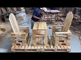Amazing Woodworking Project Garden Furniture Design Ideas From Pallets Build A Chairs With Tables In 2020 Garden Furniture Design Pallet Building Furniture Design