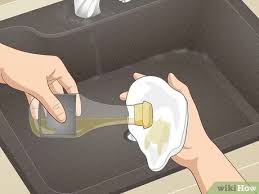 3 ways to clean a granite sink wikihow