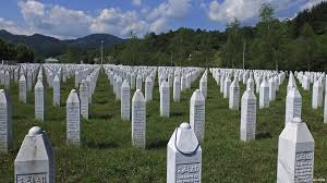 The former bosnian serb military chief led troops who carried out a string of deadly campaigns including the srebrenica massacre and the siege of sarajevo during the bosnian war between 1992 and 1995. Russia Vetoes Un Move To Call Srebrenica Genocide Bbc News