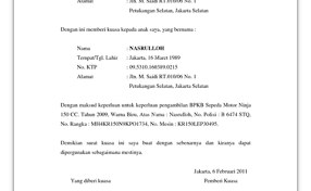 Biasanya surat berharga ini tidak dapat diambil begitu saja, jika bukan oleh. Contoh Surat Kuasa Untuk Pengambilan Bpkb Motor Di Fif Berbagi Contoh Surat Cute766