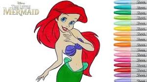 Walt disney coloring page of king triton and princess ariel from the little mermaid: Disney Princess Coloring Book The Little Mermaid Ariel Colouring Pages Youtube