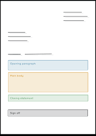 How To Write A Formal Letter Format Template Uk Postbox