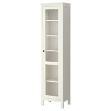 Hemnes Vitrin Beyaz Vernik 49x197 Cm Ikea Oturma Odalari Hemnes Ikea Fikirleri Oturma Odalari