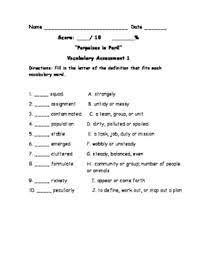 Porpoise In Peril Vocabulary Grammar Test By Leading The Learners