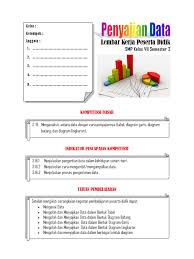 28 diagram lingkaran berikut menyajikan data tentangjenis makanan. Lks Penyajian Data Revisi Pdf