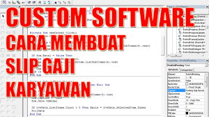 Dengan menerima slip gaji resmi, karyawan atau pegawai dapat melihat rincian penghasilan mereka. Custom Software Cara Membuat Slip Gaji Karyawan Asligratis Com