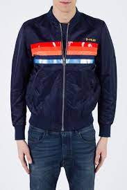 Striped Bomber Jacket Diesel Vitkac Norway