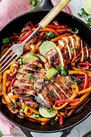 The Best Chicken Fajitas With Chipotle Lime Crema (Video + Make Ahead)