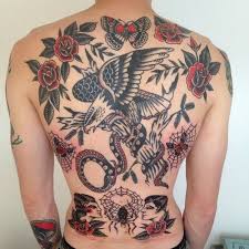 Wasted Hours Traditional Tattoo Tattoos Traditional Back Tattoo